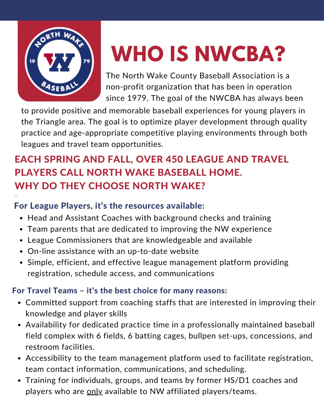 Who is NWCBA?
